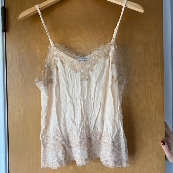 American Eagle Outfitters Tops - American eagle cream tank top